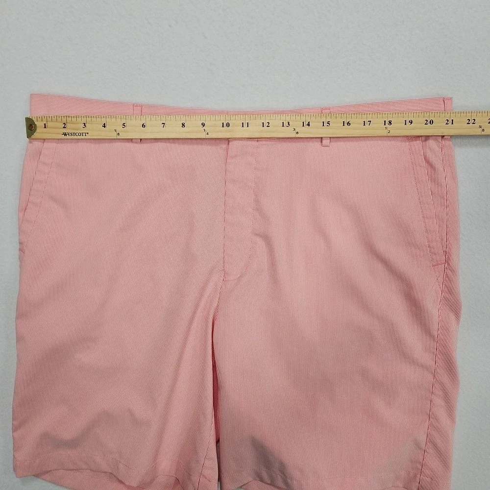 Peter Millar Wicking Golf Shorts Mens 42 Pink White 9